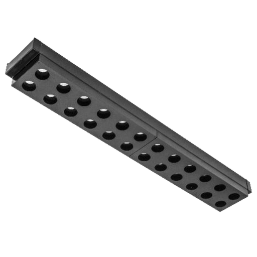 LUMINARIO DE LED PUNTUAL RECTANGULAR 10W - 48V IP20 NEGRO - Wattko