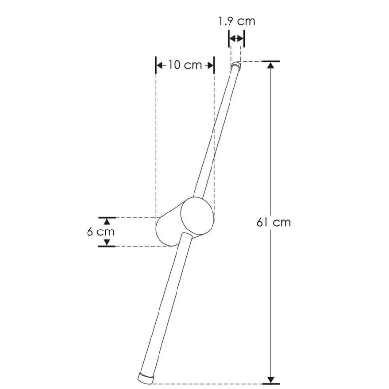 Luminario de pared led 12W Blanco Calido IP20 - Wattko