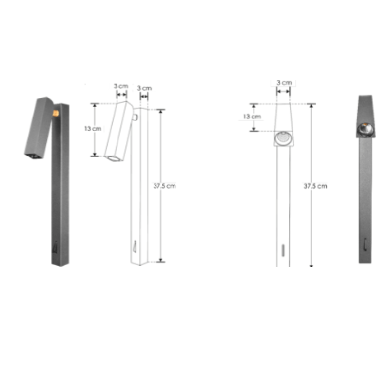 Luminario Led para sobreponer en pared 18W Blanco Cálido IP20 - Wattko