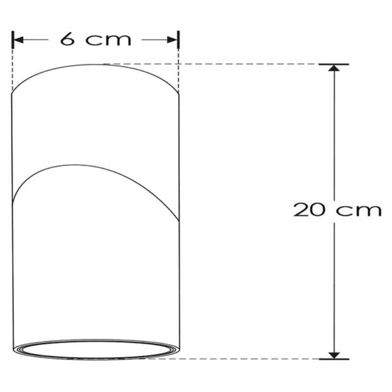 Luminario para lámpara tipo dicroica GU10 Sobreponer - Wattko