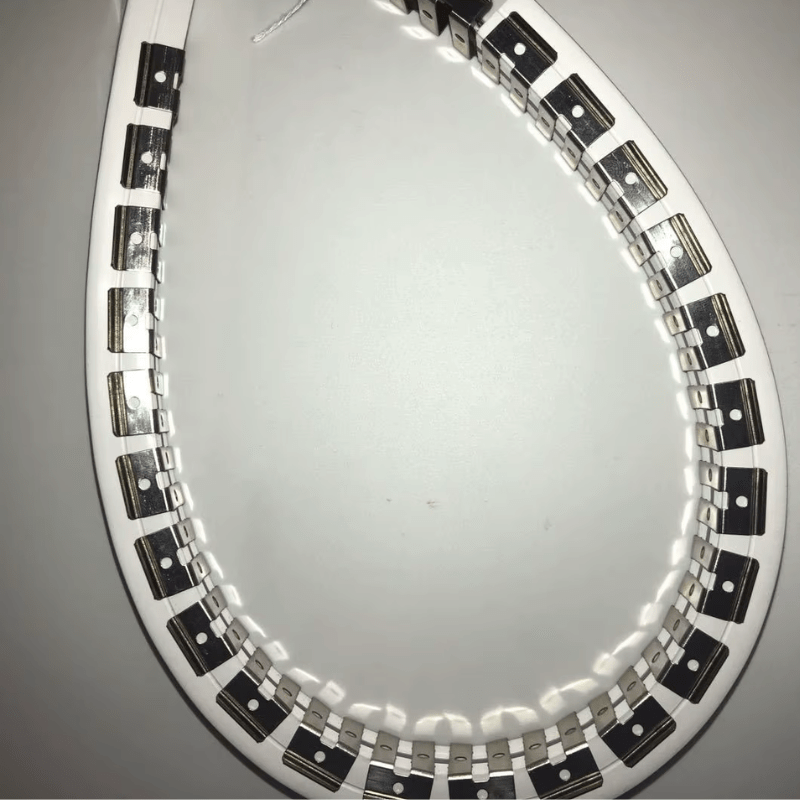 Metro Clip de soporte de tira de neón LED acero inoxidable 10ctm x10ctm - Wattko