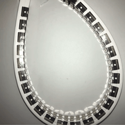 Metro Clip de soporte de tira de neón LED acero inoxidable 10ctm x10ctm - Wattko