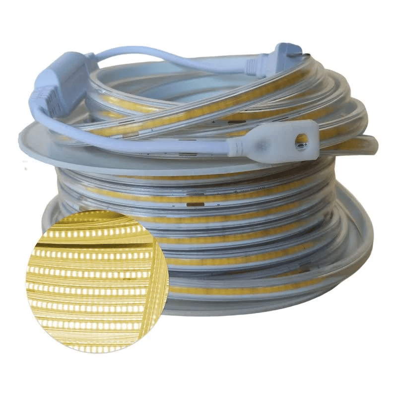 Metro Manguera COB LED Blanco Cálido 6W 110V IP20 plana - Wattko