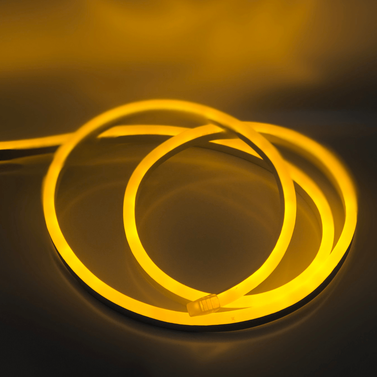 Metro Manguera LED Neon CLIP Ambar 6W 110V Resistente Al Agua S.L - Wattko