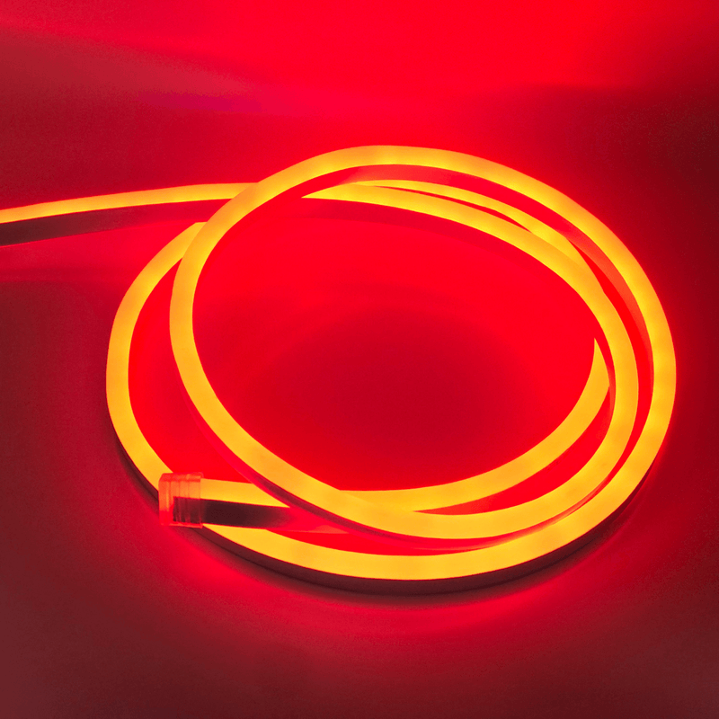 Metro Manguera Neón Clip LED Roja 6W 110V Resistente Al Agua - Wattko