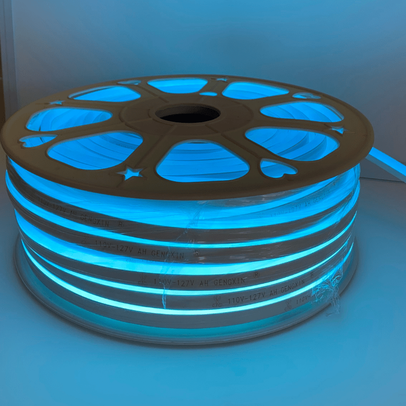 Metro Manguera Neon LED Azul Hielo 6W 110V Resistente Al Agua - Wattko