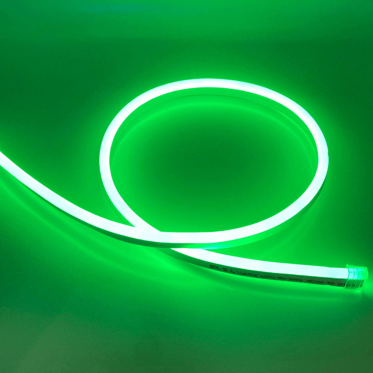 Metro Manguera Neon LED Verde 6W 110V Resistente Al Agua - Wattko