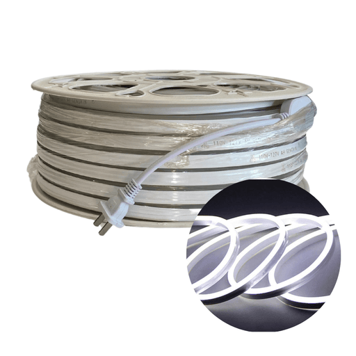 Metro Manguera Neon Super LED Blanco Frío 6K 6W 110V Resistente Al Agua - Wattko