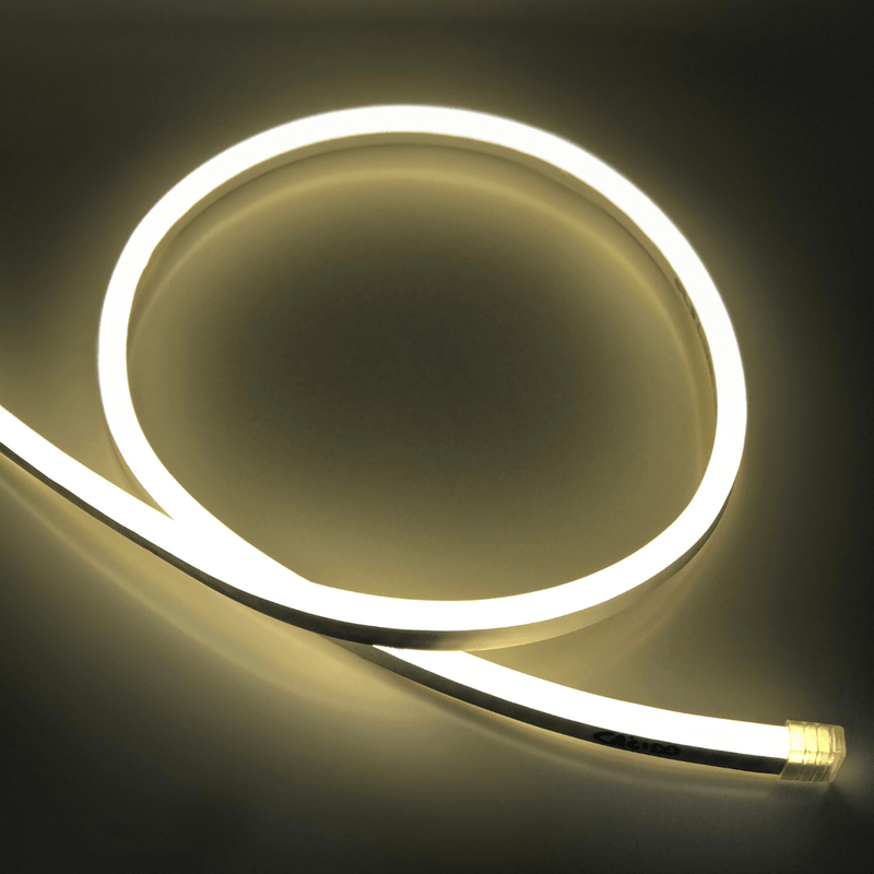 Metro Manguera Neon TIPO CLIP LED Blanco Cálido 3K 6W 110V Resistente Al Agua - Wattko