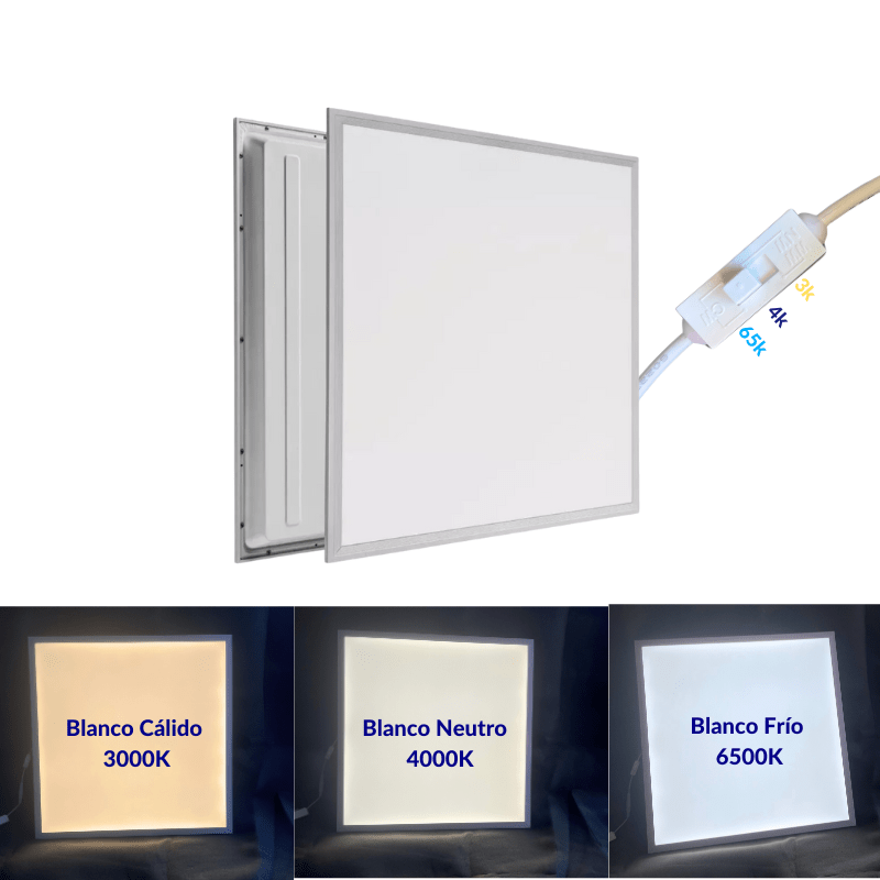 Panel 60X60 Economico 48W CCT (blanco frío, nuetro y cálido) 60 X60 IP20 - Wattko