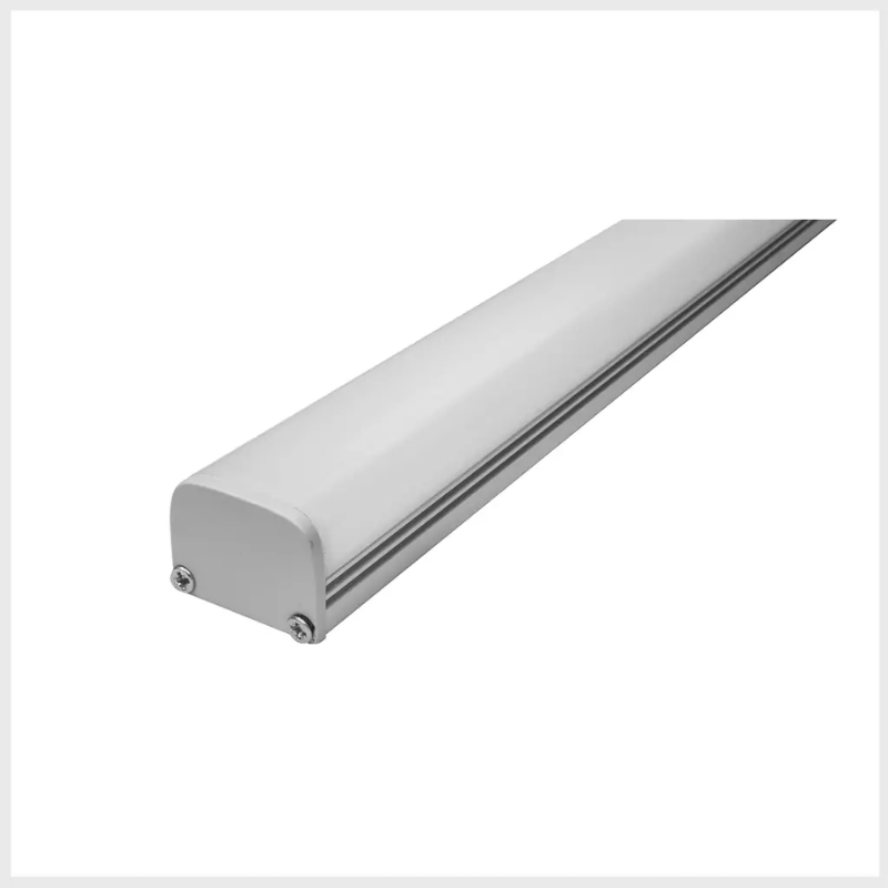 Perfil para tira extraplana de led acabado natural sobreponer 2m - Wattko