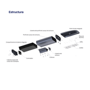 Suburbana Solar LED 60W Blanco Frío 57K Con Panel Independiente - Wattko