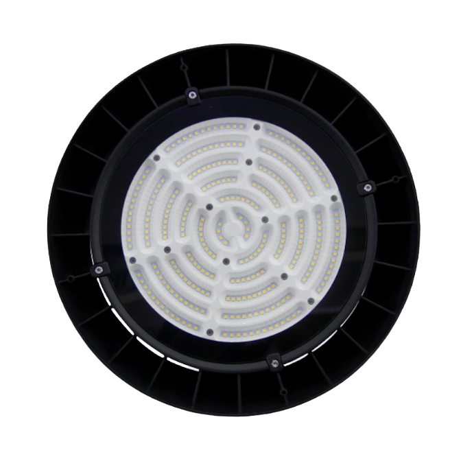 Lampara UFO 100W Negra HBU3 Industrial Premium Atenuable 5k Blanco Frío