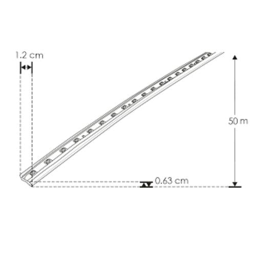 50M Manguera LED 2835 Premium 127V 27KBlanco Cálido, Atenuable Para Exterior - Wattko