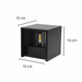 Arbotante Cubo As de Luz 10W - Wattko