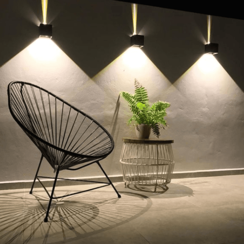 Arbotante Cubo As de Luz 10W - Wattko