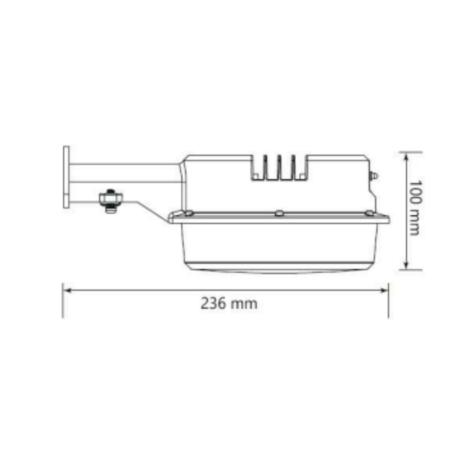 Arbotante Industrial Galaxy 40W - Wattko