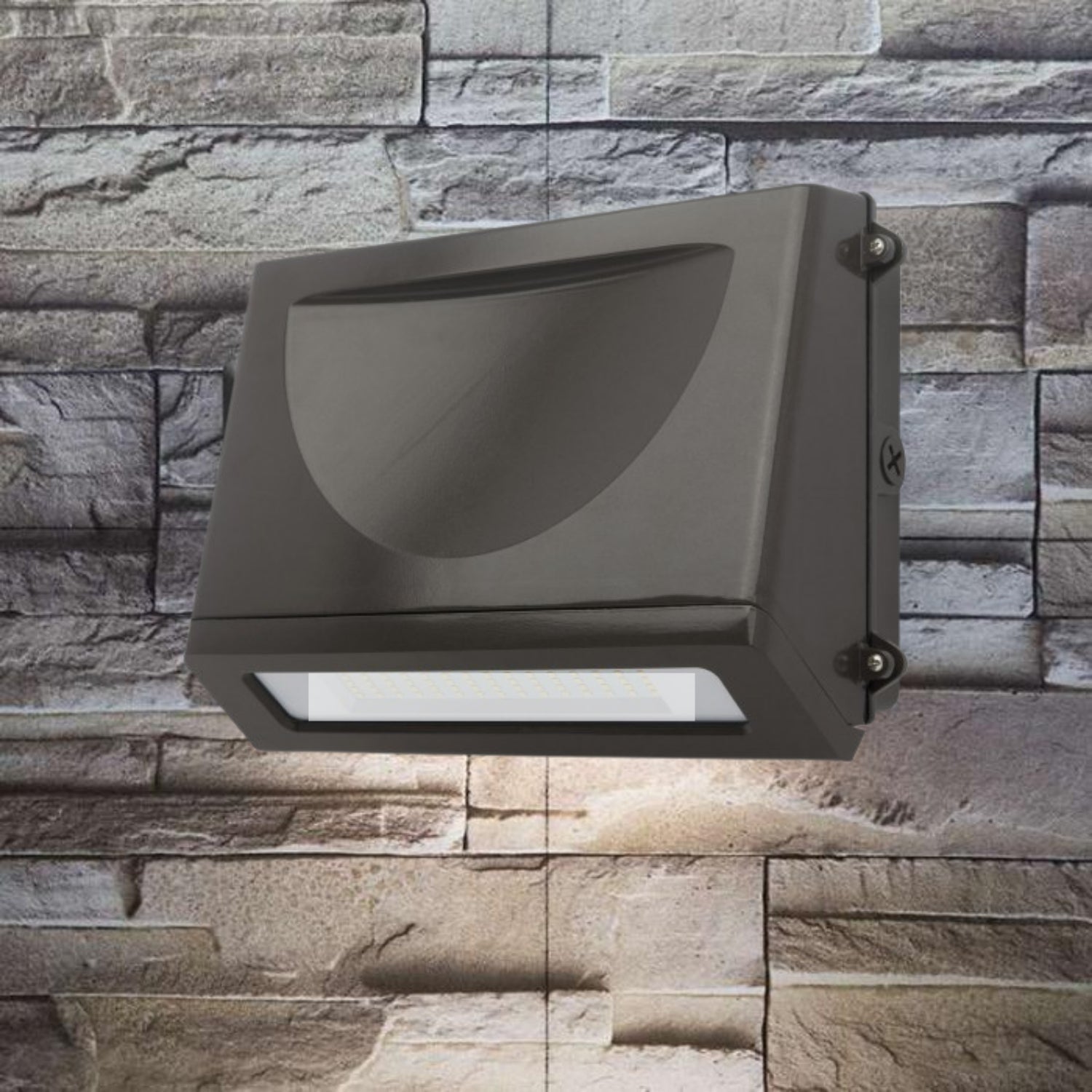 Arbotante Industrial para exterior 55W blanco frío - Wattko