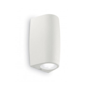 Arbotante Marta Doble Disparo GU10 7W De Tecnopolímero Blanco, Exterior - Wattko