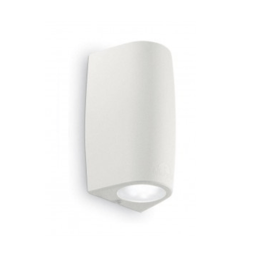 Arbotante Marta Doble Disparo GU10 7W De Tecnopolímero Blanco, Exterior - Wattko