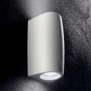 Arbotante Marta Doble Disparo GU10 7W De Tecnopolímero Blanco, Exterior - Wattko
