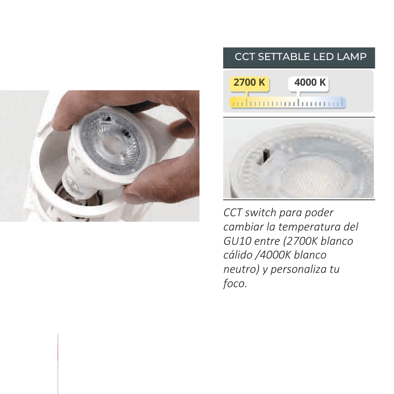 Arbotante Marta Doble Disparo GU10 7W De Tecnopolímero Blanco, Exterior - Wattko