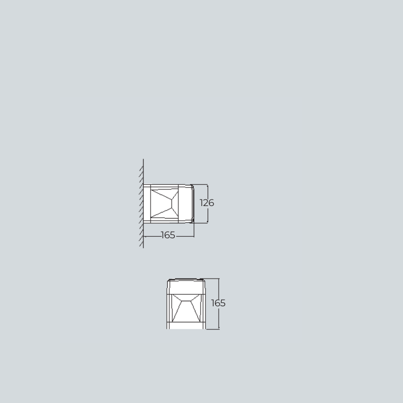 Bolardo LED Elisa 16.5 CM 10W Blanco Cálido Exterior De Tecnopolímero - Wattko
