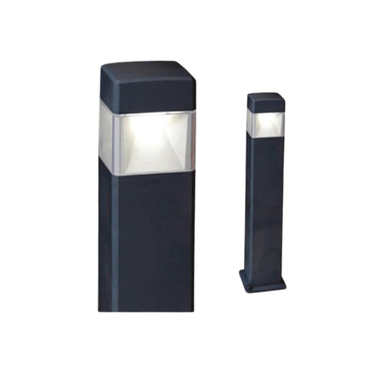 Bolardo LED Elisa 80 CM 10W Blanco Cálido Exterior De Tecnopolímero - Wattko