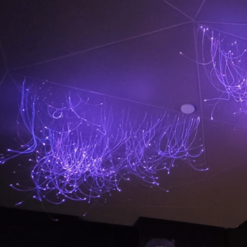 Caja De Luz RGB Y Fibra Optica 12V - Wattko