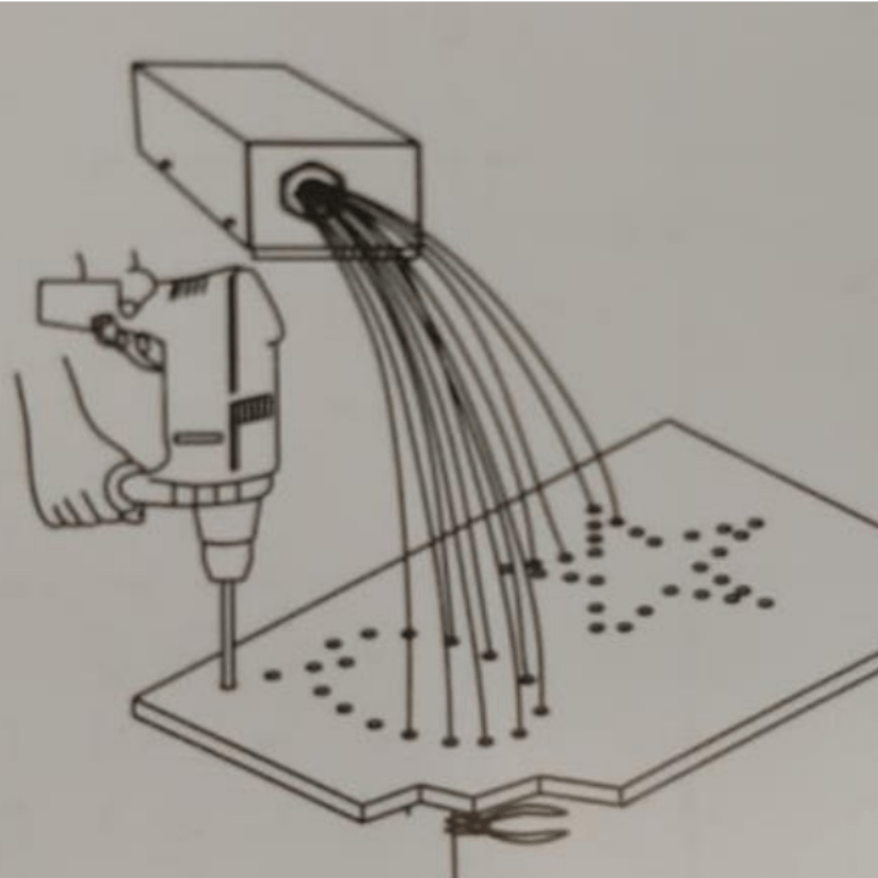 Caja De Luz RGB Y Fibra Optica 12V - Wattko