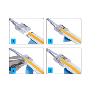 Conector Para Tira Led Extraplana Bajo Voltaje - Wattko