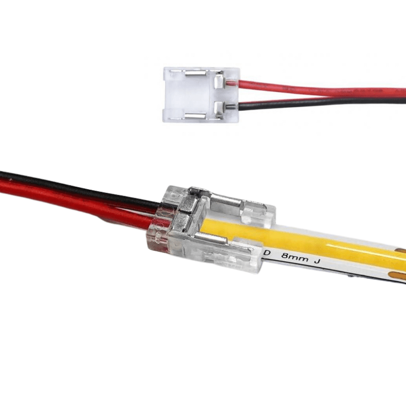 Conector Para Tira Led Extraplana Bajo Voltaje - Wattko