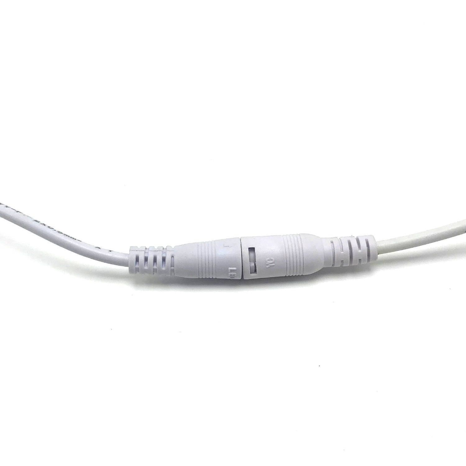 Conector Plug blanco macho y hembra - Wattko