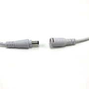 Conector Plug blanco macho y hembra - Wattko
