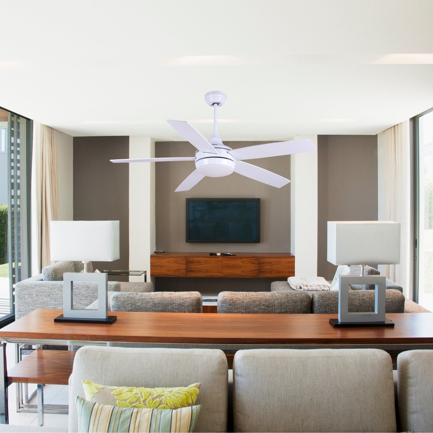 Copia de Ventilador Aura Negro 5 Aspas - Wattko