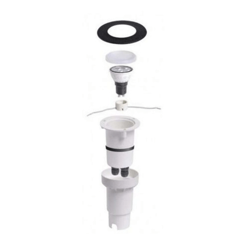 Empotrado De Piso LED Ceci Para Foco GU10 De Tecnopolímeros, Uso Exterior - Wattko