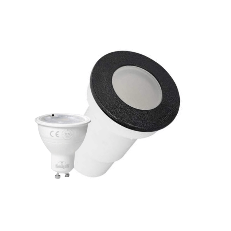 Empotrado De Piso LED Ceci Para Foco GU10 De Tecnopolímeros, Uso Exterior - Wattko