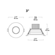 Empotrado Techo 3" Dirigible Atenuable NDR - Wattko