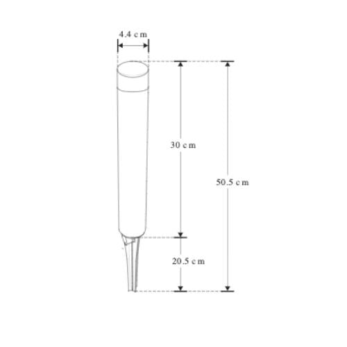 Estaca Faro 30 cm Para Jardín Exterior 3W, 3K Blanco Cálido - Wattko