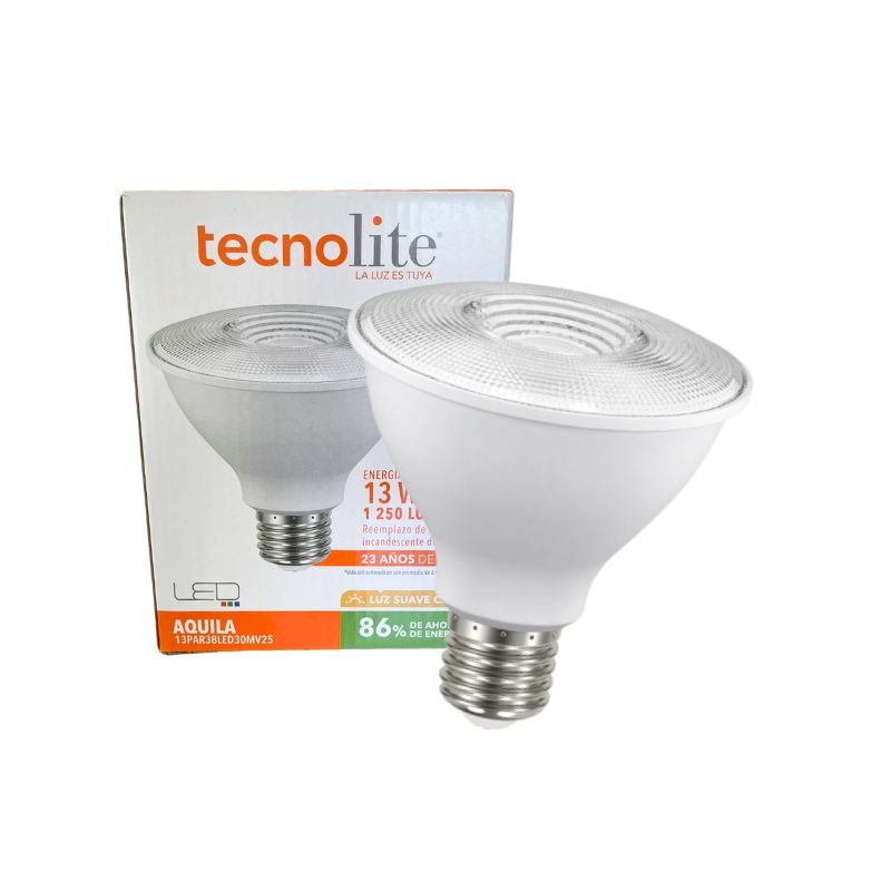 Foco Par 38 Blanco Cálido 3K Base E27 - Wattko