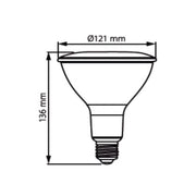 Foco PAR 38 Con Base E27 18W - Wattko