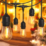 Girnalda de 10 Focos LED Blanco Cálido Exterior - Wattko