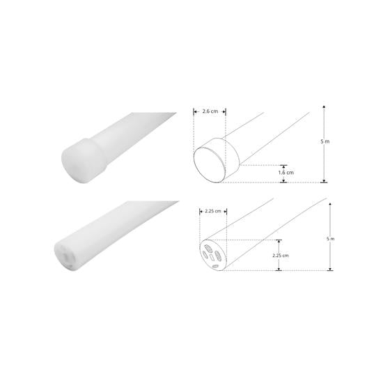 KIT Lampara LED Colgante Tipo Entrelazado 120W, ILUNEON360NW - Wattko