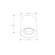 Lampara Cilindro Sobreponer Para Exterior o Interior - Wattko