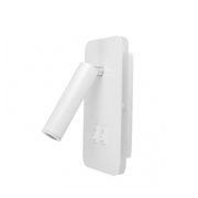 Lampara De Lectura LED Blanca 10W Con Luz Trasera y Frontal - Wattko