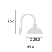 Lampara De Pared Modelo Cupula Personalizable - Wattko