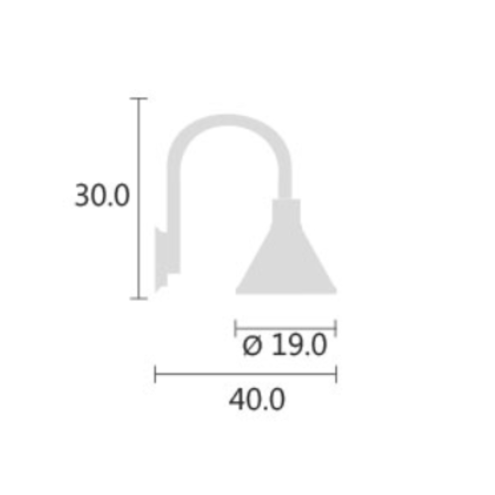 Lampara De Pared Para Casa Modelo Cono Personalizable - Wattko