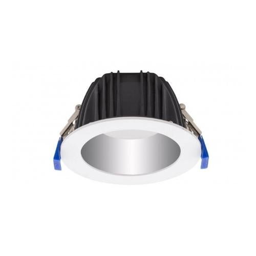 Lampara De Techo LED Atenuable De 6", 20W De Alta Potencia Fondo Cromo - Wattko