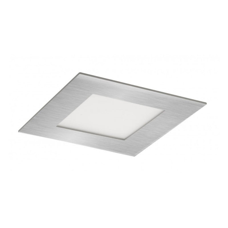 Lampara LED De Techo Cuadrada Atenuable 6" , Delgada 13W Satín - Wattko