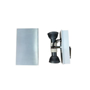 Lampara LED Doble Disparo Cuadrada, Gris, Sobreponer - Wattko